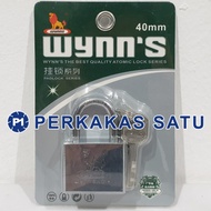 Fence DOOR LOCK 40MM WYNNS D0140 FENCE LOCK SAFETY PADLOCK 40 MM