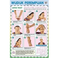 Poster Wuduk Perempuan  KY/8988