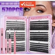 Manga False Eyelashes, Natural Manga Style Lightweight Reusable Eyelash Set (With Adhesive)