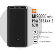 CHEAPEST  - Xiaomi Powerbank 50W PB200SZM 20000mAh Laptop Chargeable USB Type C A 3 Output Fast Charge Mobile Phone