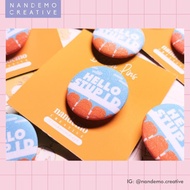 IU BbiBbi Kpop Glitter Button Pin