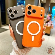 For Realme 16 15 15X 15T 12 Pro Plus 11 11X 9i 7i Global 6i 5 5s 5i 5G 4G Phone Case Orange Magnetic
