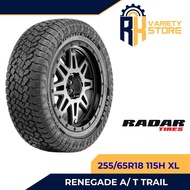 RADAR 255/65R18 115H XL RENEGADE A/T TRAIL ALL TERRAIN TIRES