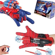 FmnyYaid Web Shooter Launcher String Toy, 2 Sets Spider Gloves Man Web Shooters for Kids, Hero Launcher Wrist Toy Set, Cosplay Launcher Gloves Hero Movie Launcher with Wrist Toy Set