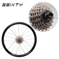 3SIXTY folding bike upgrade modified external 6speed rear wheel fit to Brompton C line folding bicyc