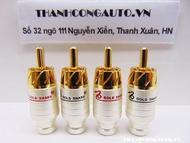 4 Cái Jack AV Gold Snake/ Jack RCA/ Jack Hoa Sen/ Jack Bong Sen