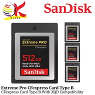 SANDISK EXTREME PRO CFEXPRESS CARD TYPE B 64GB , 128GB , 256GB , 512GB WITH READ SPEED UP TO 1500MB/