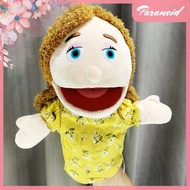 [paranoid.sg] 30cm Mouth Move Hand Puppet Parent-child Interaction Cartoon Family Hand Puppet