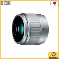 FromJapan[USED] panasonic LUMIX prime lens for Micro Four Thirds LUMIX G 25mm f/1.7 ASPH. Silver H-H