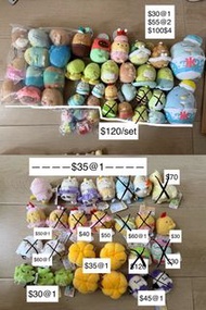 [清貨]角落生物 手玉 貓 扮鬼 恐龍 豬扒 企鵝 貓 炸蝦 蝦尾 豬扒 珍珠 美人魚 大電影 復活節 聖誕 南瓜 海洋