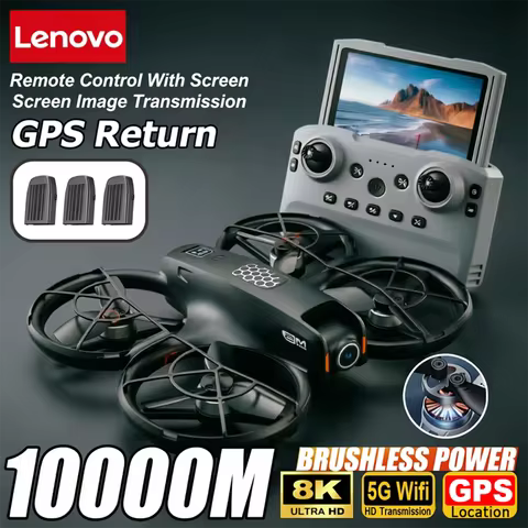 Lenovo M5 Drone 8K Aerial HD Camera GPS Intelligent Obstacle Avoidance Telescopic Screen Remote Cont
