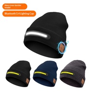 Wireless Bluetooth Music Earphone Cap LED Illuminated Bluetooth Hat Halloween Illuminated Hat