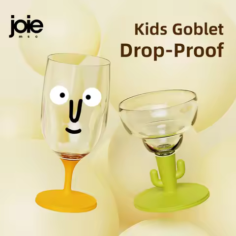 Joie Kids Goblet Plastic Wine Cup Drop Proof Wine Glass Cup Baby Goblet Cup Baby Cup Wine Glass Beve