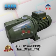 Saer 1hp & 3/4hp Water Pump Italy Shallow