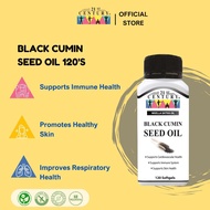 21st Century Black Cumin Seed Oil 120 softgels (Ultra Refined Cold Pressed Oil) Supports Immunity, C