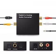 ตัวแปลงสัญญาณaudio OpticalเสียงสเตอริโอดิจิตอลSPDIFสัญญาณโคแอกเชียลเป็นอะนาล็อกแปลงDACแจ็ค 2 * RCAเค