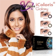 ( 2 PCS) Bionics iColoris Galaxy Monthly Disposable Cosmetic Color Contact Lenses 2/2