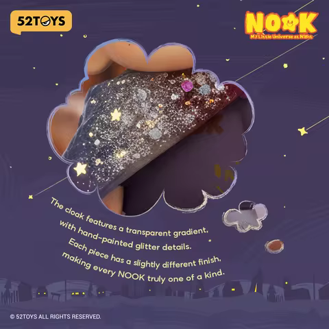 52TOYS NOOK 120% Limited Edition- Dream Cloak, Height: 12cm