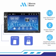 2DIN Wireless CarPlay Android Auto 7 Inch Car Tape Head Unit