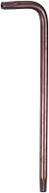 QUARKZMAN T25 Tamper Proof Torx Key Star Key 101mm/3.98" Long Arm L-shaped 6 Point Key S2 Steel Hand