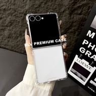 SAMSUNG Z FLIP 7 CASE AIRBAG ANTI CRACK THICK CLEAR SOFTCASE SAMSUNG Z FLIP 7 AB-01