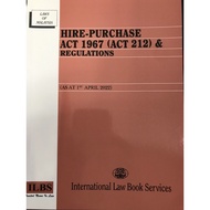 HIRE-PURCHASE ACT 1967 (ACT 212) & REGULATIONS (AS AT 1st APRIL 2022) - 9789678927802