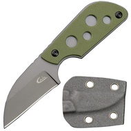 C1297 Fixed Blade Knife,9Cr18Mov Blade G10 Handle EDC Tool Knifes Neck Knife for Outdoor, Camping, H