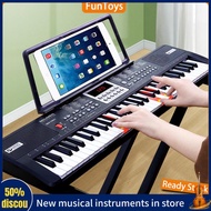 musical instrument ❂【24H】88 Keys Electric Piano Digital Electronic Learning Keyboard Package Music Instrument Alat Muzik 61 keys Piano✥