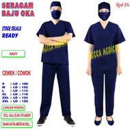 Paket Spesial Baju OK Baju OKA Baju Jaga Pria &amp; Wanita Lengan Pendek R