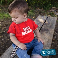Big Boss Boys T-Shirt - Big Boss Baby T-Shirt - Children's T-Shirt