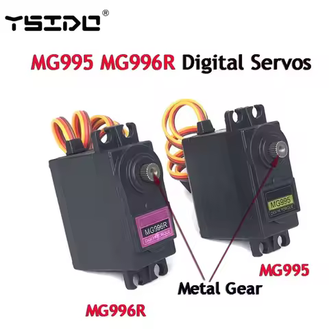 High Torque Digital Servos 13KG 15KG MG995 MG996R 4.8-7.2V All Metal Gear for JR Car RC Model Helico