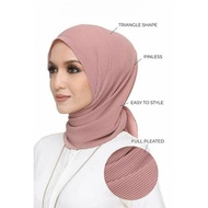 BAWAL PREMIUM PLEATED BIDANG 45 "BUTTERFLY" TIGA SEGI