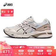 亚瑟士ASICS男鞋女鞋透气休闲鞋百搭舒适跑鞋复古时尚运动鞋 GEL-1090 冰川灰/灰褐色 37