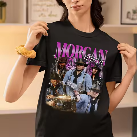 Retro Arthur Morgan Tee Unique Gift Shirt for Him and Her Arthur Shirt Arthur Tshirt Arthur Morgan T