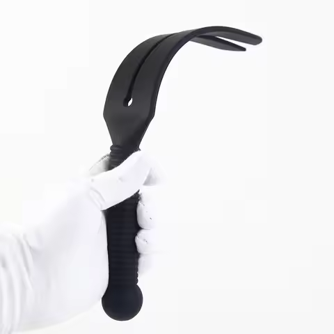 Flexible Silicone Spanking Paddle - Dual‑Leaf Spanker Whip for Couples BDSM Flirting & Adult Games