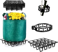 5-Pack Planter Spacer with 50 Clips – Heavy-Duty Plant Riser for Drainage & Soil Aeration, Reduces W