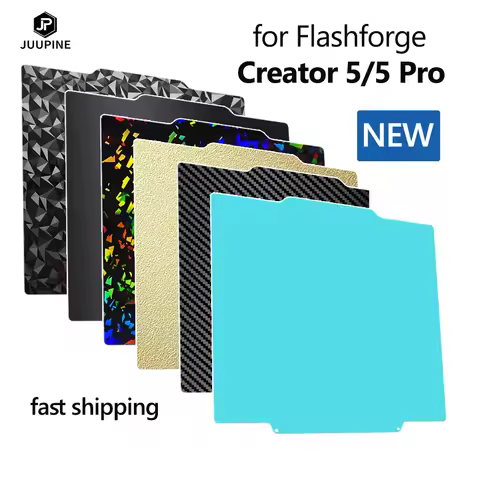 For Flashforge Creator 5 Accessories Creator 5 Pro Build Plate PEI PEO PET OMG Cold Plate 256x256 Fl