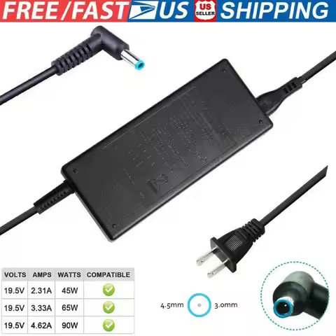 Power Supply AC Adapter For HP t740 Thin Client Desktop Power Cord Cable Charger