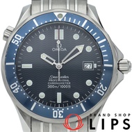 歐米茄海馬300米自動機械男士腕錶，41毫米，型號2531.80，不鏽鋼錶殼，藍色拋光，成色極佳 [二手]