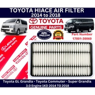 TOYOTA AIR FILTER HIACE GL/ SUPER GRANDIA/ COMMUTER 3.0L 2014-2018 17801-30060 LONG TYPE