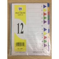 Share Tra My 12-digit plastic file/ 12-digit A4 plastic pagination cover