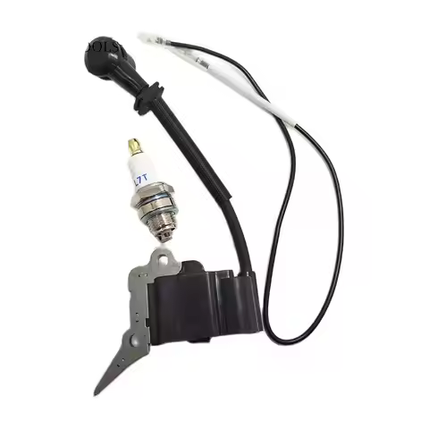 Ignition Coil Module Spark Plug Kit fit for Chinese Chainsaw 2500 25CC Zenoah G2500 TIMBERPRO LAWNFL