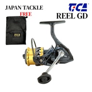 TICA REEL Gold FISHING SPINNING REEL Reel UltraLight UL Ajing Spinning Reel Shallow Line Spool Light