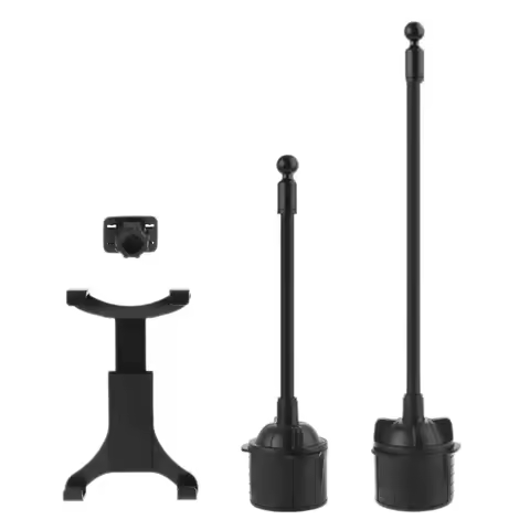 Universal Gooseneck Car Cup Holder Mount with Adjustable Flexible Neck Cradle for iPad Air/Mini and 
