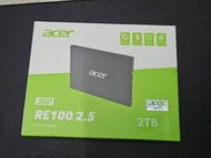 Acer RE100 2.5吋 2TB SATA SSD 固態硬碟