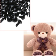 100pcs/set All Black Screw Eye Doll Eye Box Plastic Eye Art Eye Black Bean Eye DIY Toy Eye Accessori