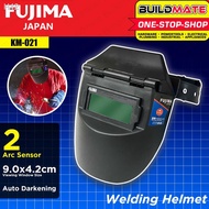 ♀▲FUJIMA JAPAN Auto Darkening Welding Helmet Mask KM021 •BUILDMATE•