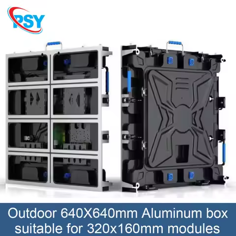 640X640mm LED Outdoor Indoor aluminum Box Empty Cabinet Without Module Suitable For P10 P8 P6 P5 P4 