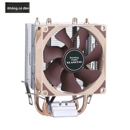 Máy Tính Để Bàn Làm Mát CPU 2 Ống Dẫn Nhiệt X99 RGB Im Lặng Quạt Làm Mát Gió 4 Pin E5 Tương Thích Vớ