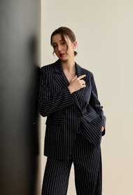 kade.bkk | เสื้อสูท รุ่น Stripe Cutaway suit  (KAD64)